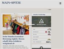 Tablet Screenshot of main-spitze.de